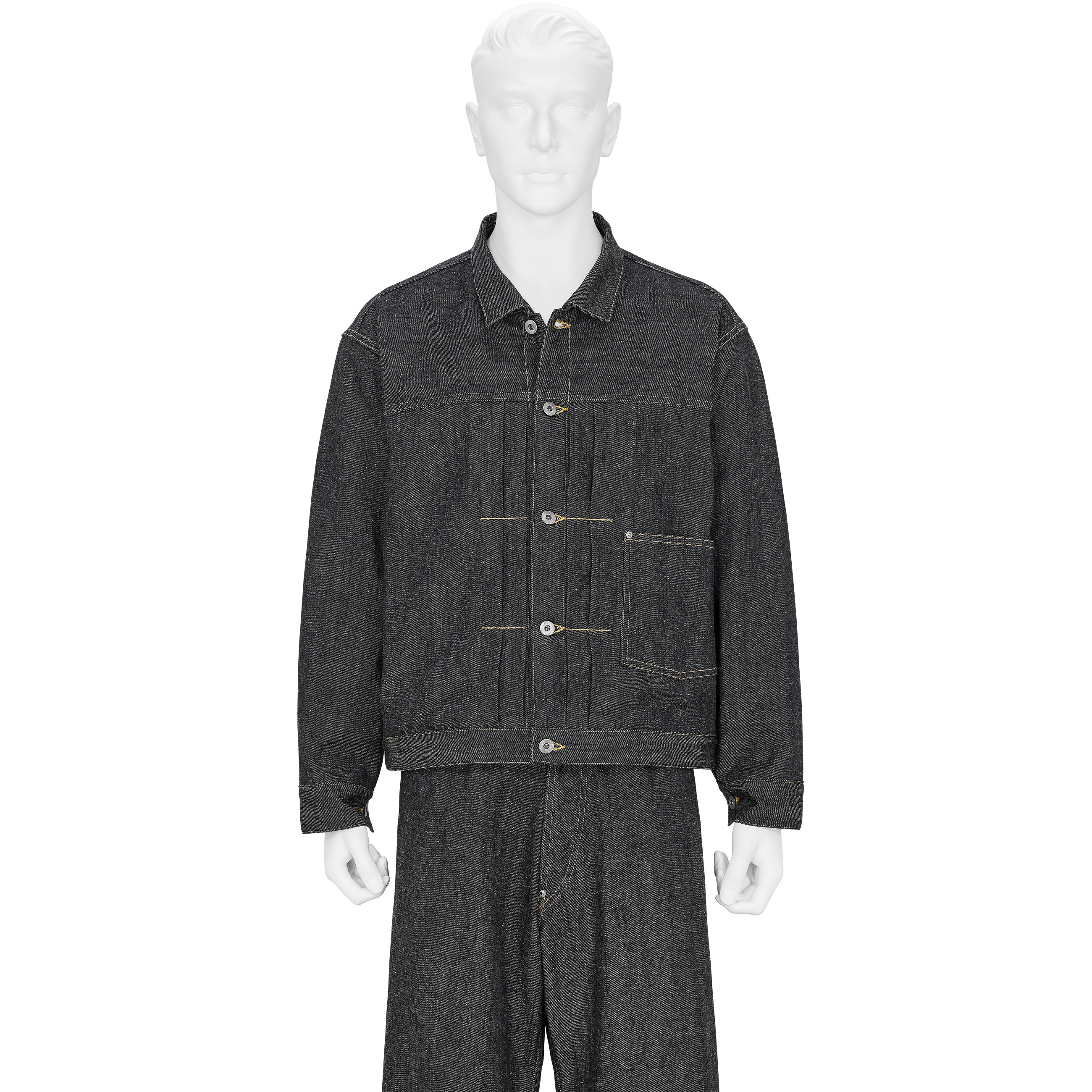 LOT.703 DENIM JACKET WITH BLANKET LINING C.1920's INDIGO - T.T