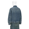 ZIP UP DENIM JACKET DAMAGED INDIGO