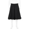 DIAGONAL POLYESTER SHORTS BLACK