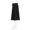 DIAGONAL POLYESTER SHORTS BLACK