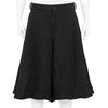 DIAGONAL POLYESTER SHORTS BLACK
