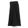 DIAGONAL POLYESTER SHORTS BLACK