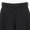 DIAGONAL POLYESTER SHORTS BLACK