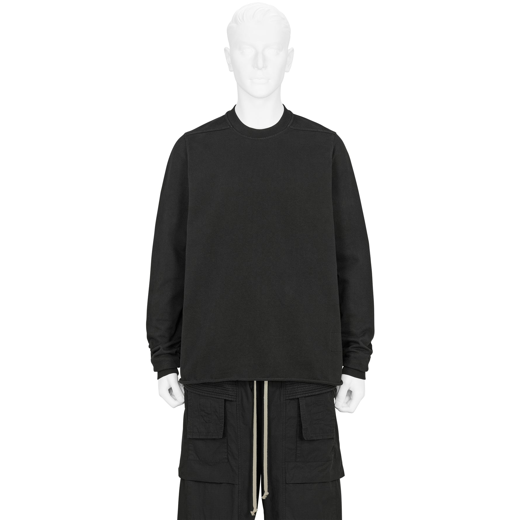 CREWNECK L/S T SHIRT RIGP BLACK