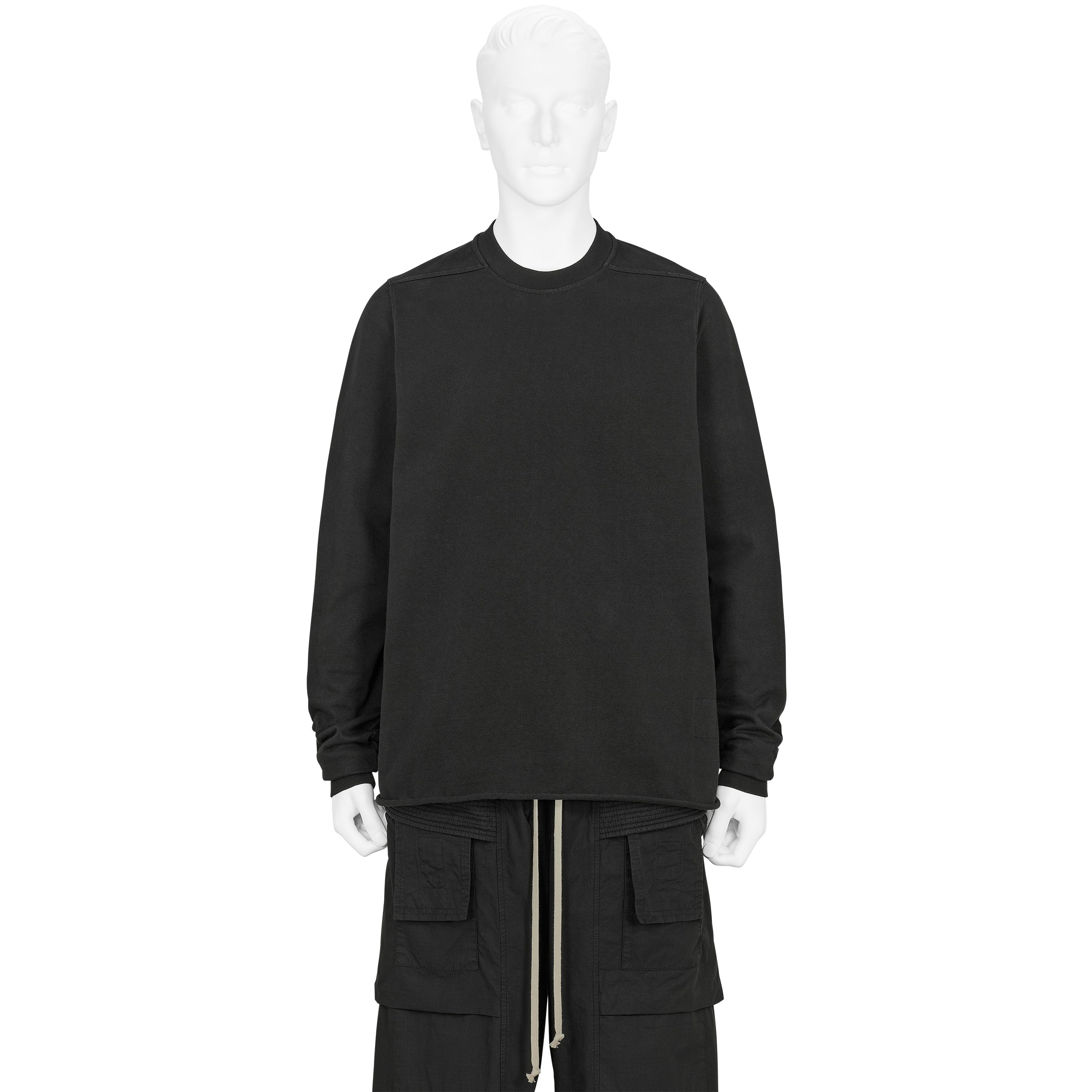CREWNECK L/S T SHIRT RIGP BLACK