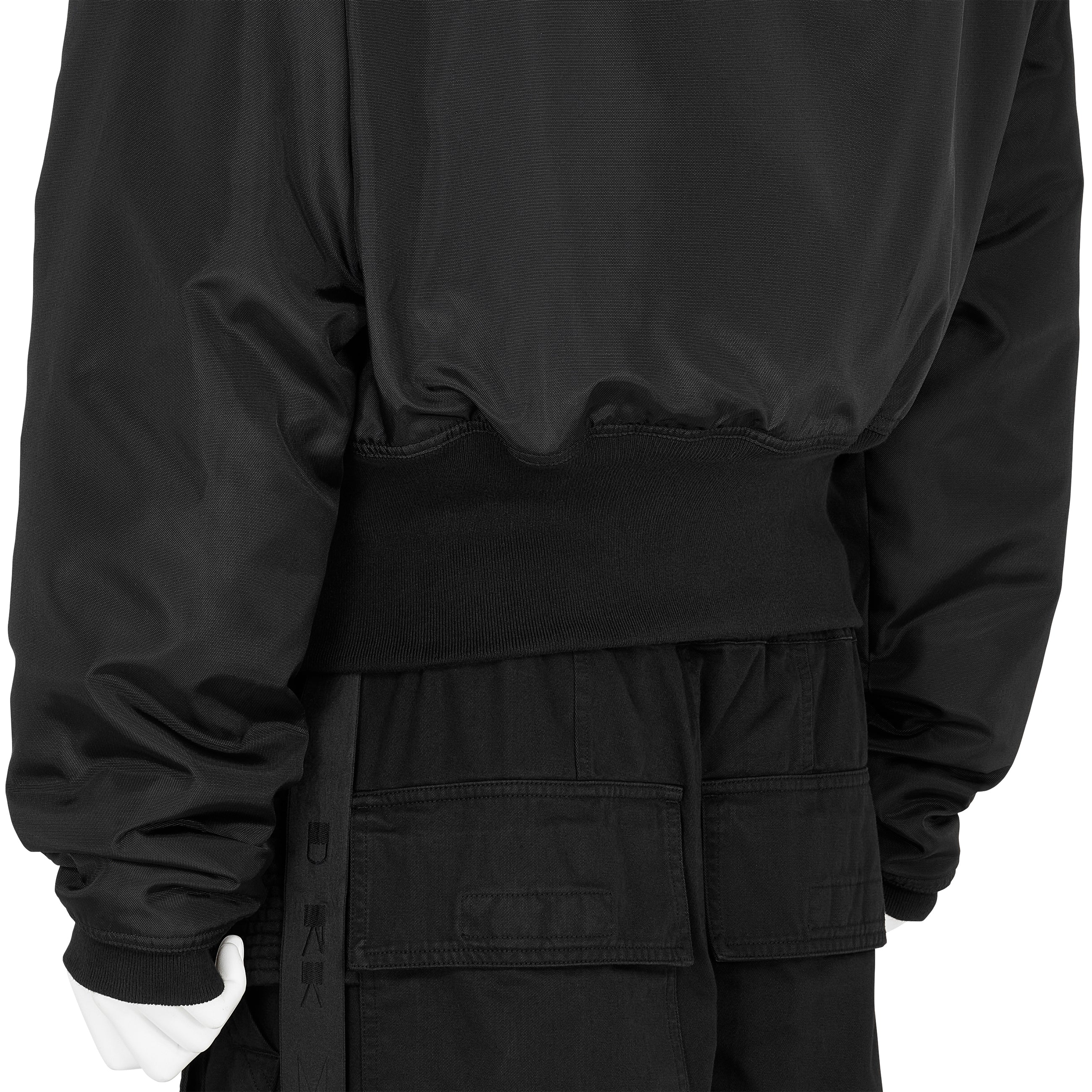CROPPED ALICE PARKA BLACK - RICK OWENS DRKSHDW(リック オウエンス