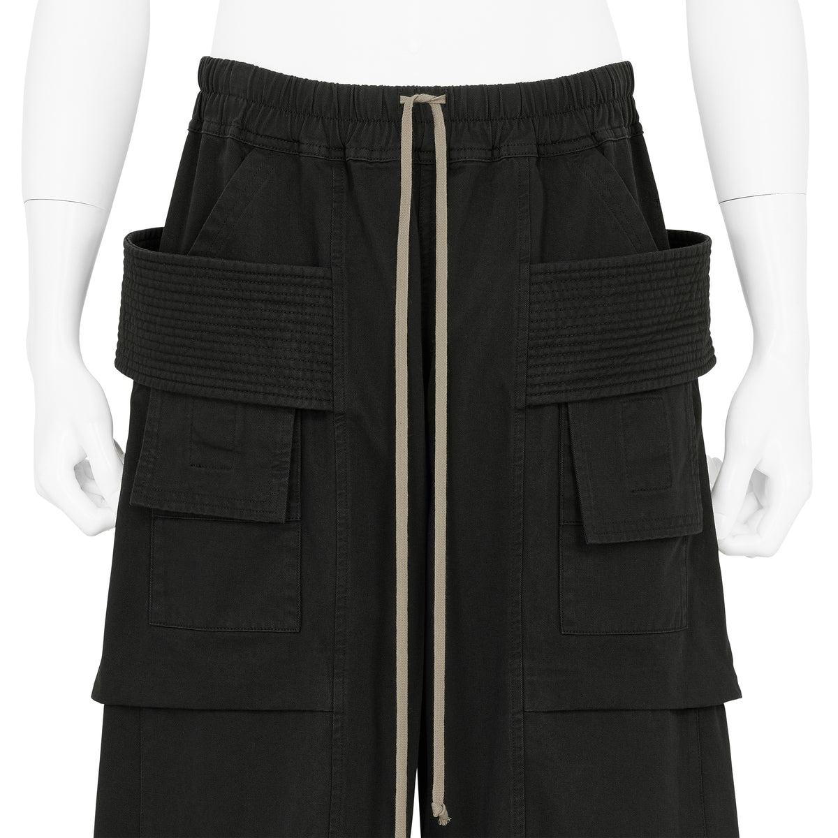 DRAWSTRINGS CREATCH WIDE CARGO PANT TW BLACK
