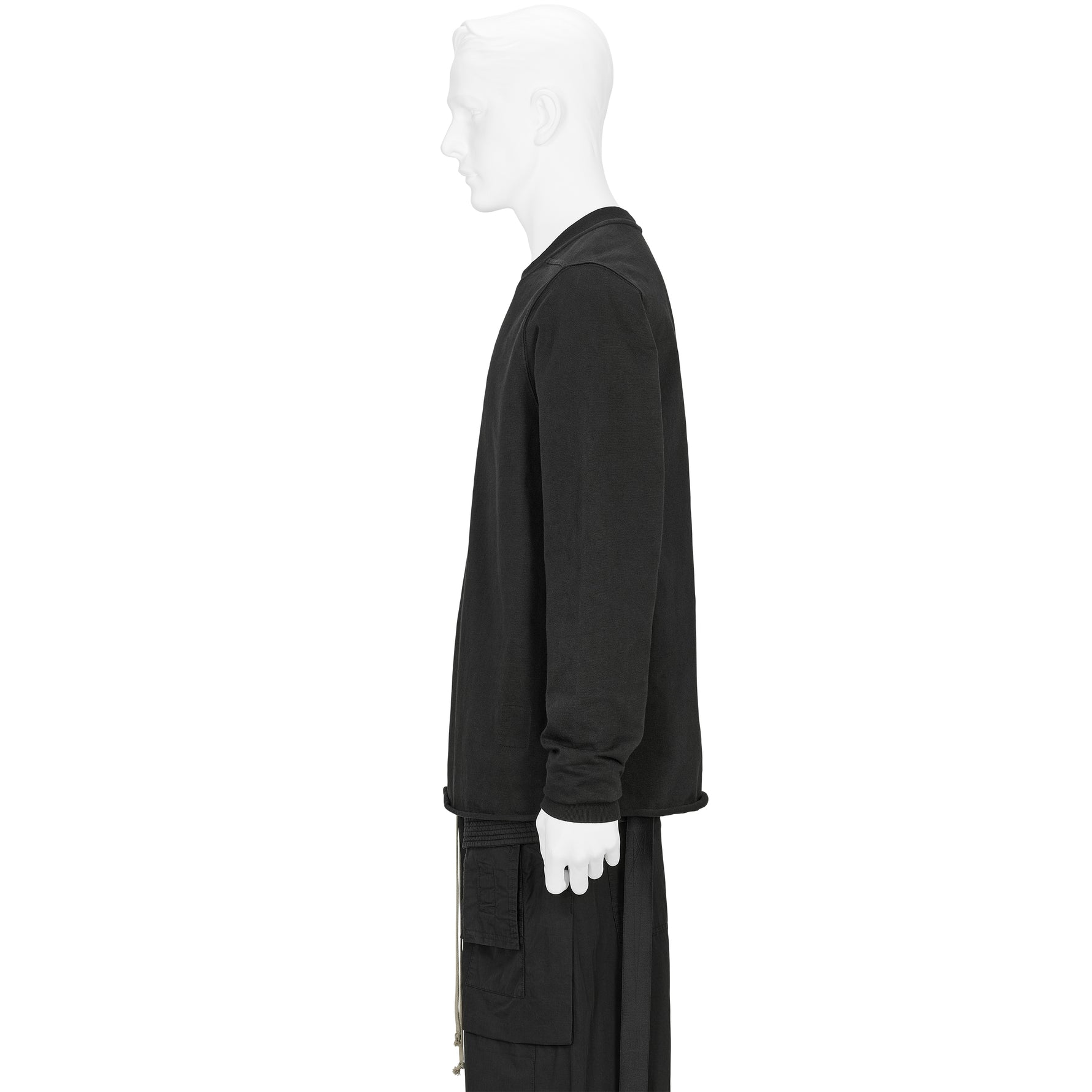 CREWNECK L/S T SHIRT RIGP BLACK