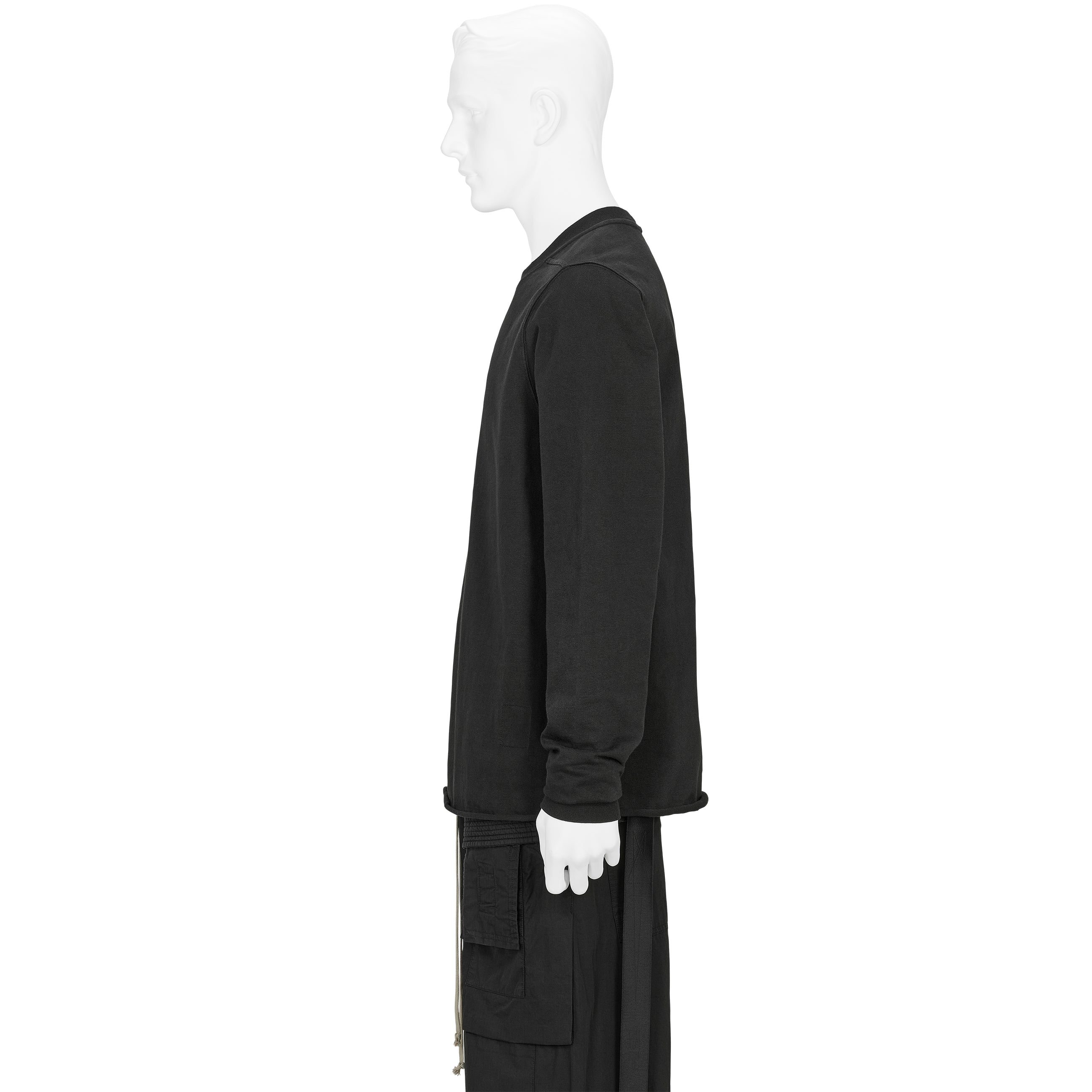 CREWNECK L/S T SHIRT RIGP BLACK