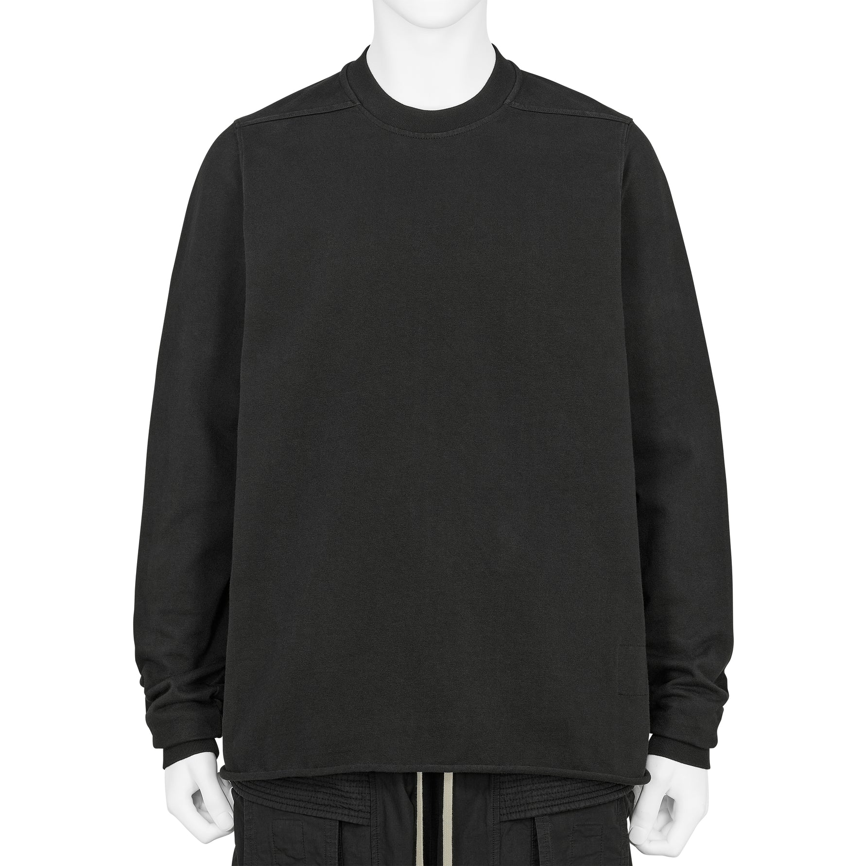 CREWNECK L/S T SHIRT RIGP BLACK