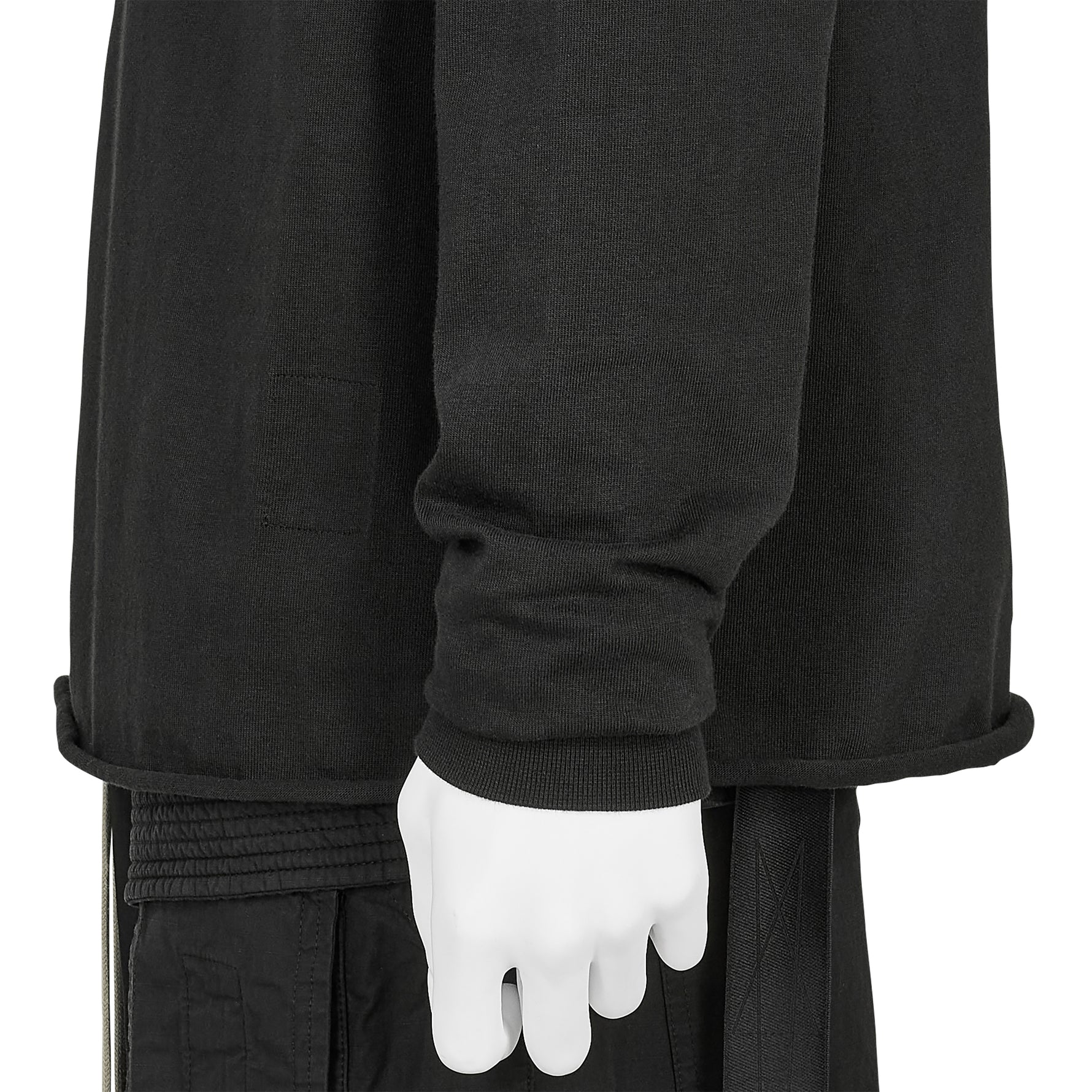 CREWNECK L/S T SHIRT RIGP BLACK