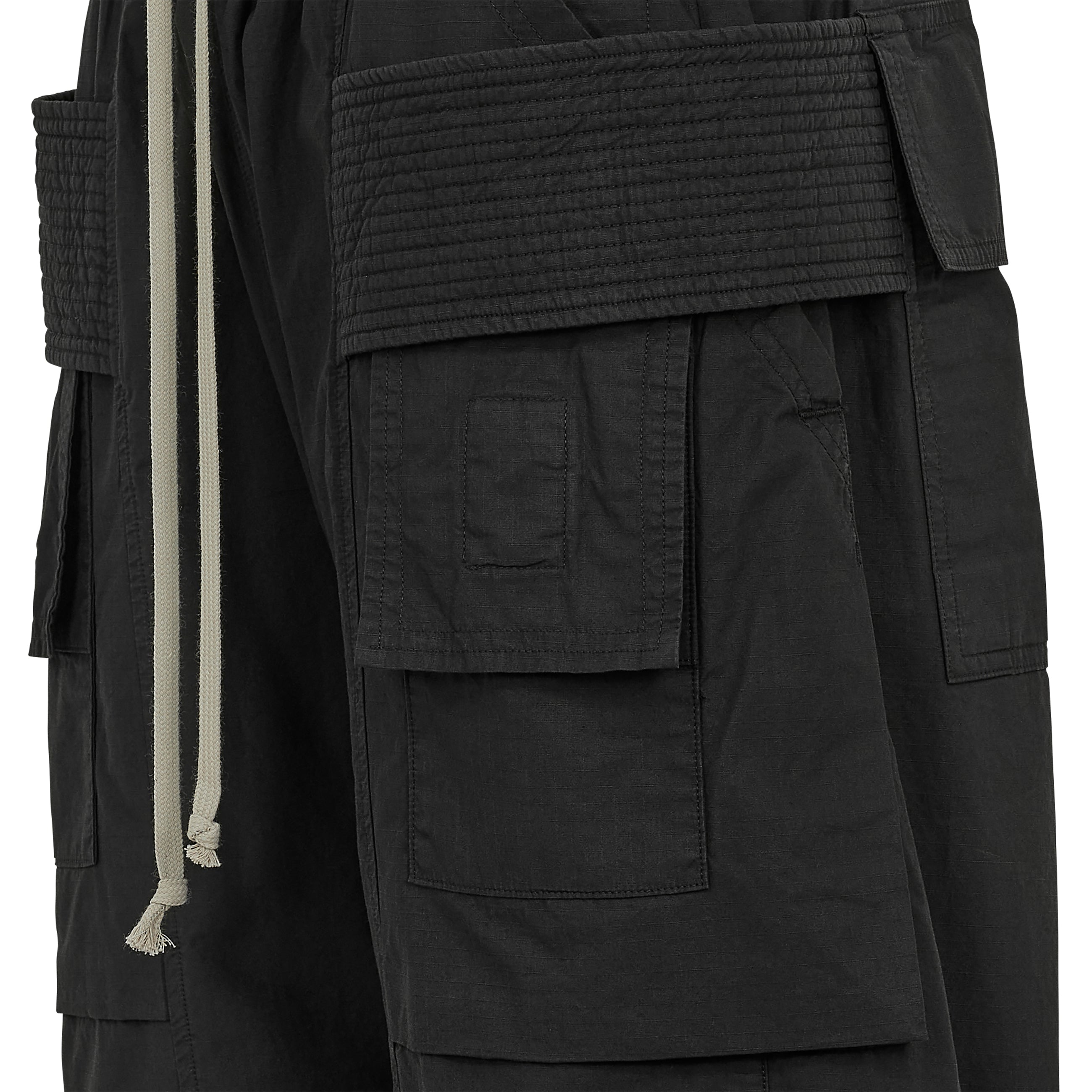 RickOwens DRKSHDW cargo PODS カーゴ ポッズ Rick Owens DRKSHDW Pods Cargo Shorts - Made In Japan Black/Gray Denim
