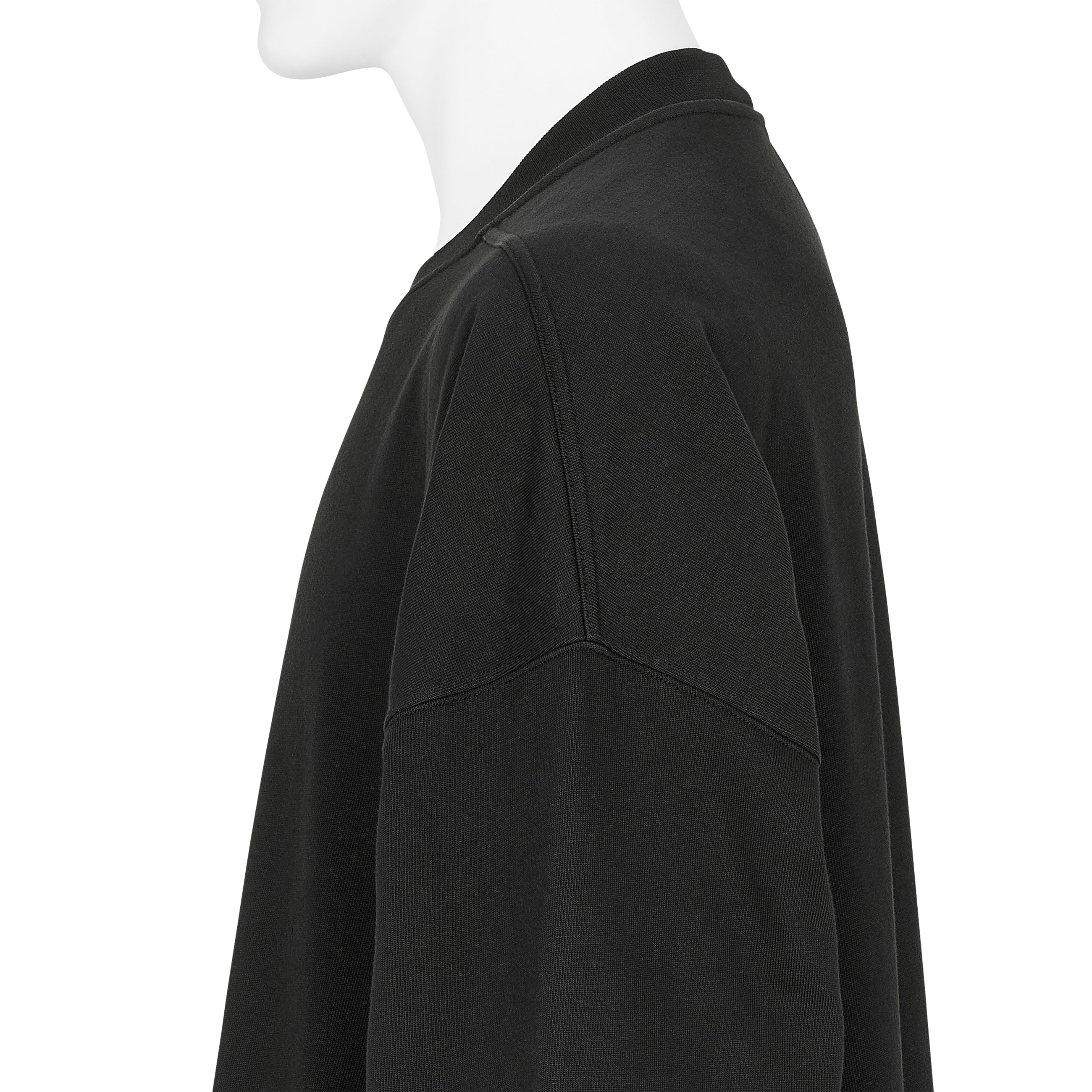 TOMMY L/S SWEAT BLACK - RICK OWENS DRKSHDW(リック オウエンス