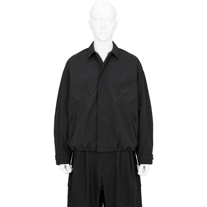 FUNCTIONAL REGULAR COLLAR BLOUSON BLACK