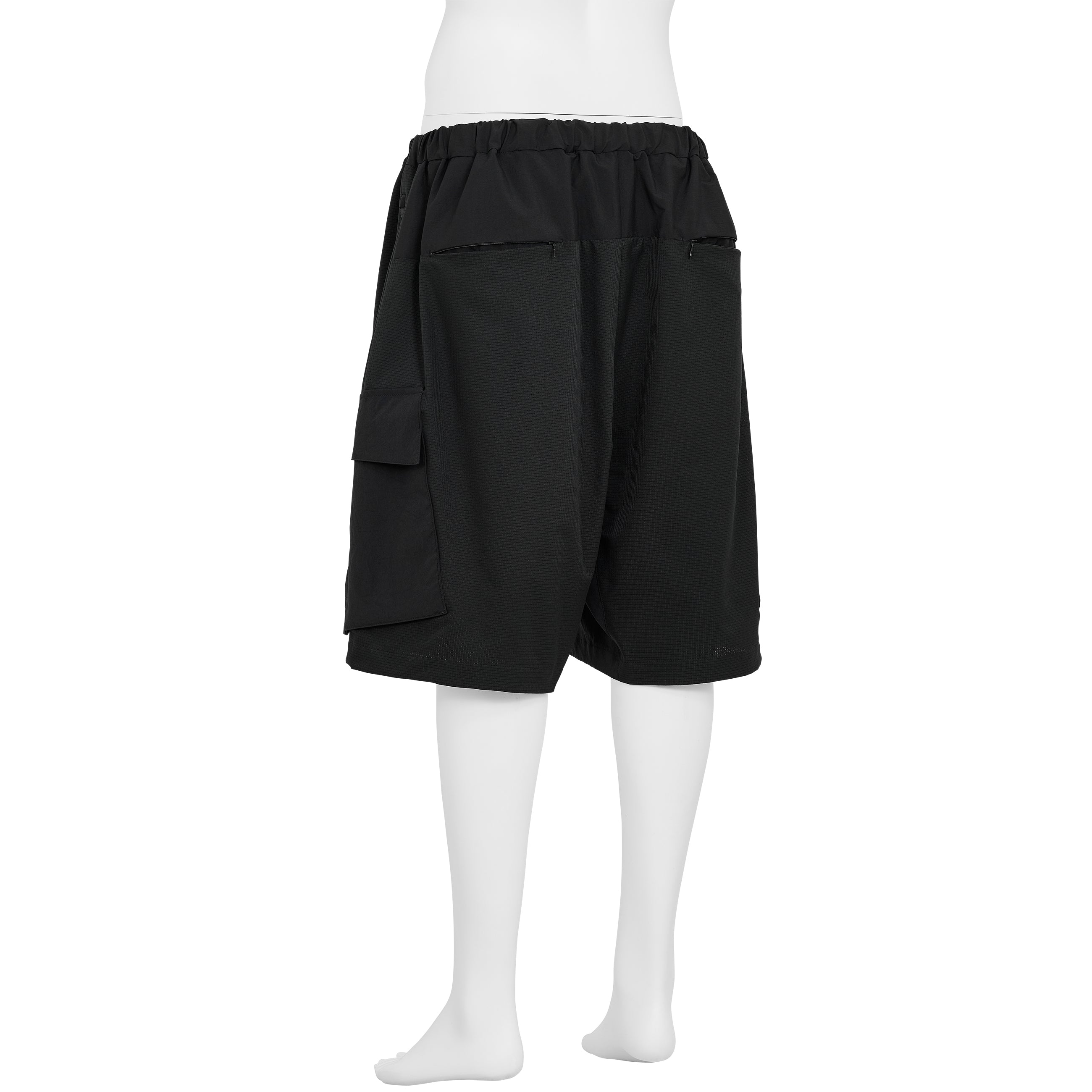 FUNCTIONAL CARGO POCKET SHORTS BLACK