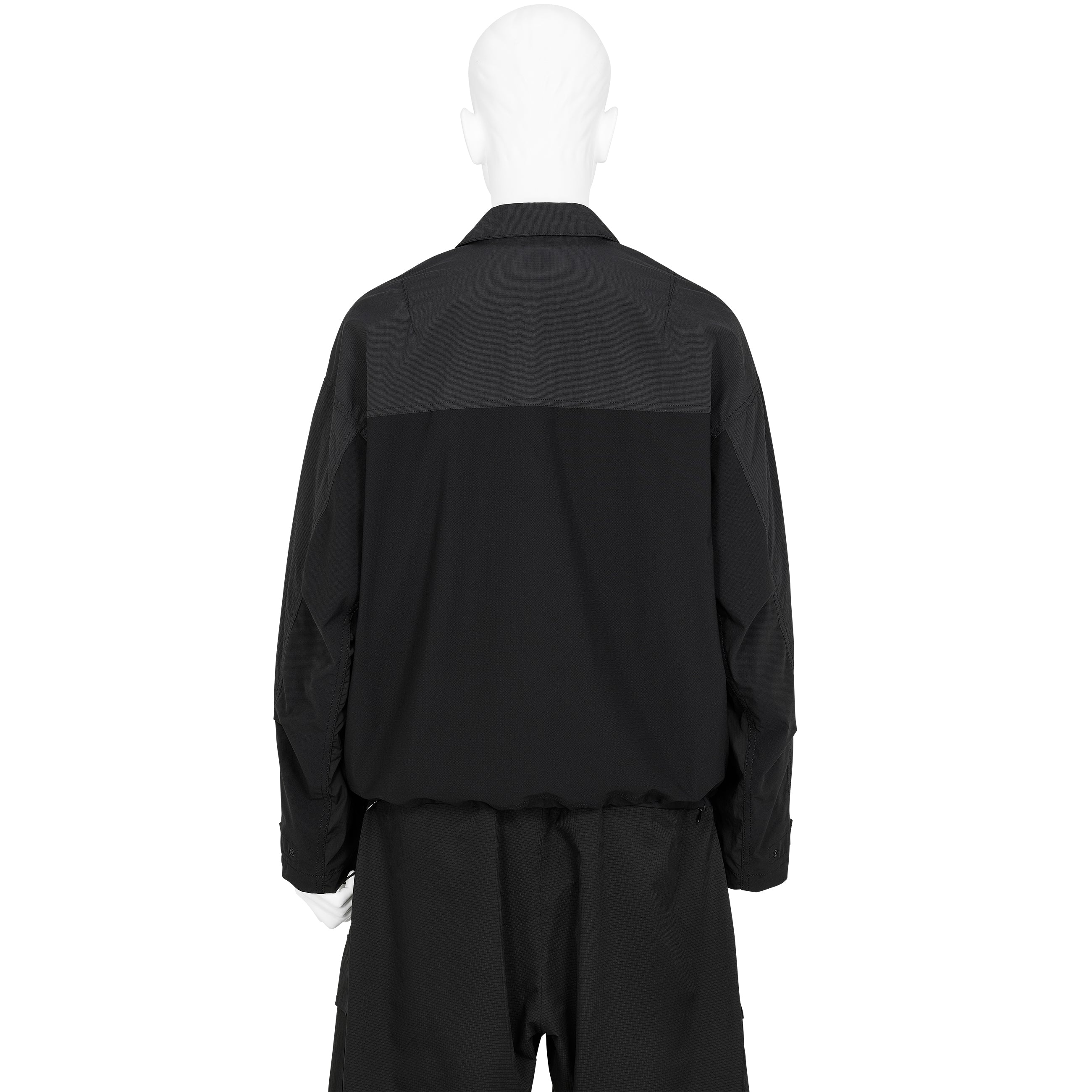 FUNCTIONAL REGULAR COLLAR BLOUSON BLACK