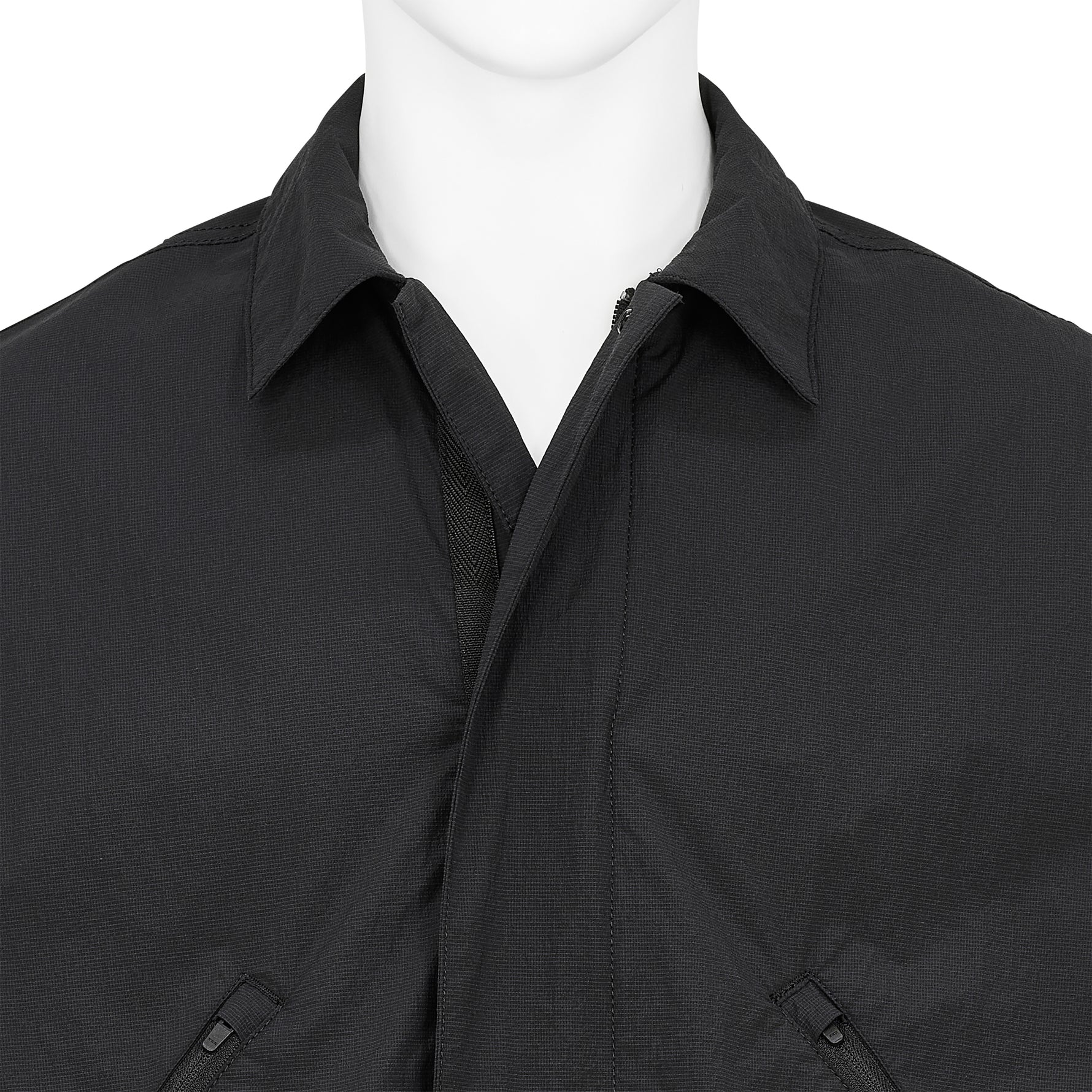 FUNCTIONAL REGULAR COLLAR BLOUSON BLACK