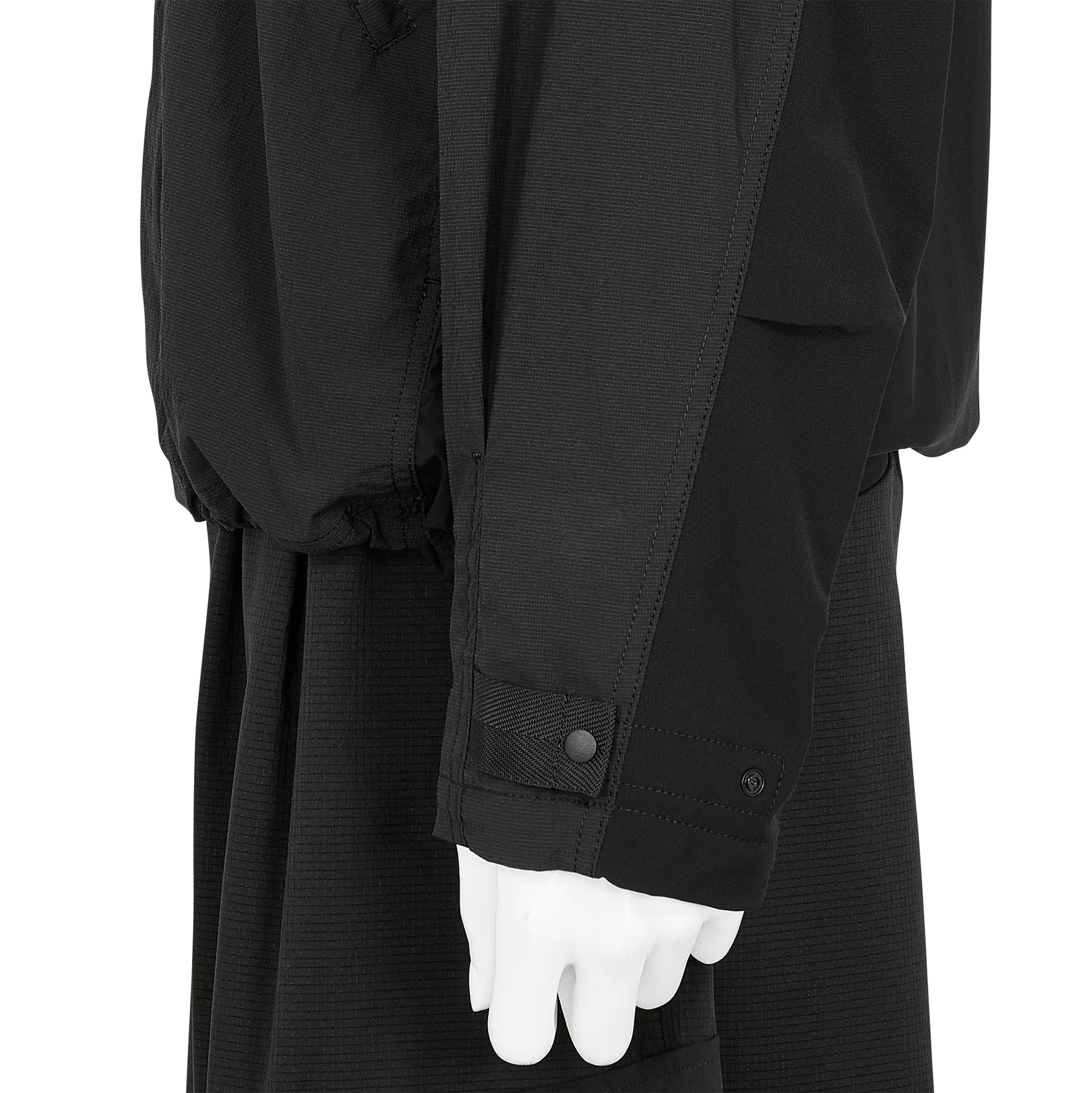 FUNCTIONAL REGULAR COLLAR BLOUSON BLACK