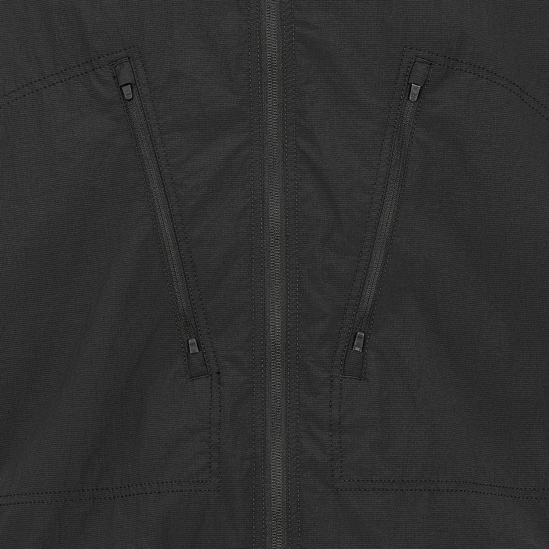 FUNCTIONAL STAND COLLAR BLOUSON BLACK