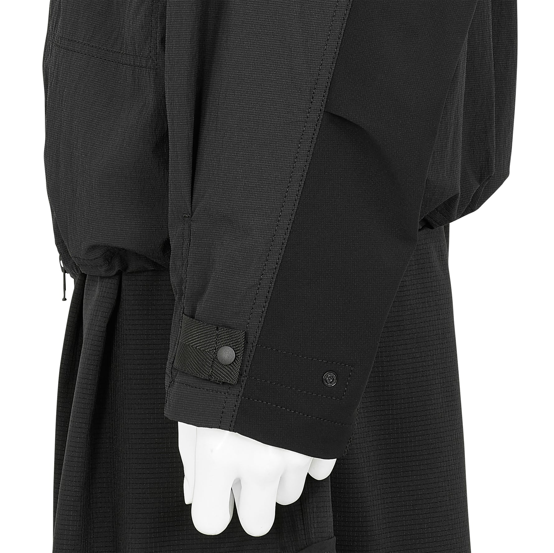 FUNCTIONAL STAND COLLAR BLOUSON BLACK