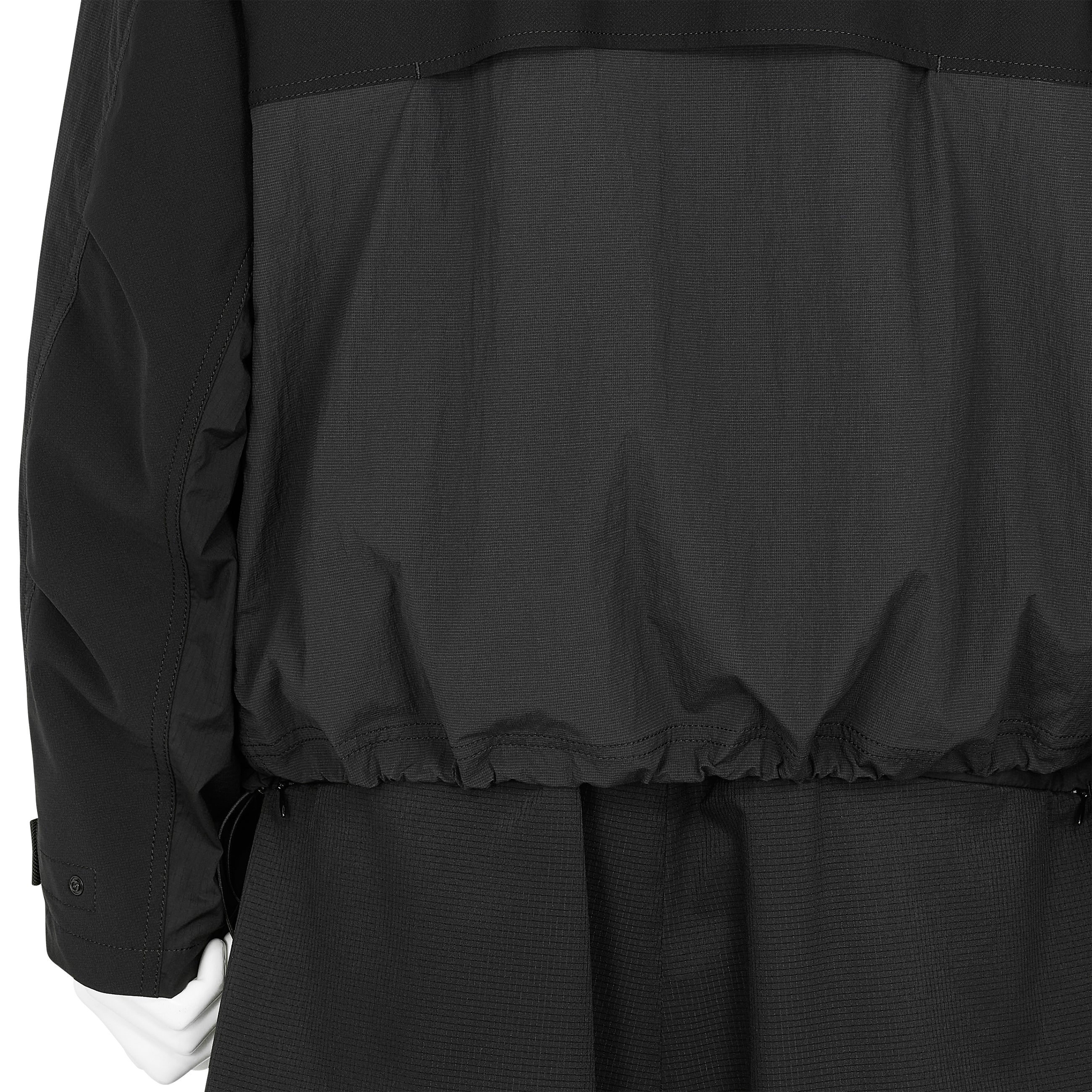 FUNCTIONAL STAND COLLAR BLOUSON BLACK