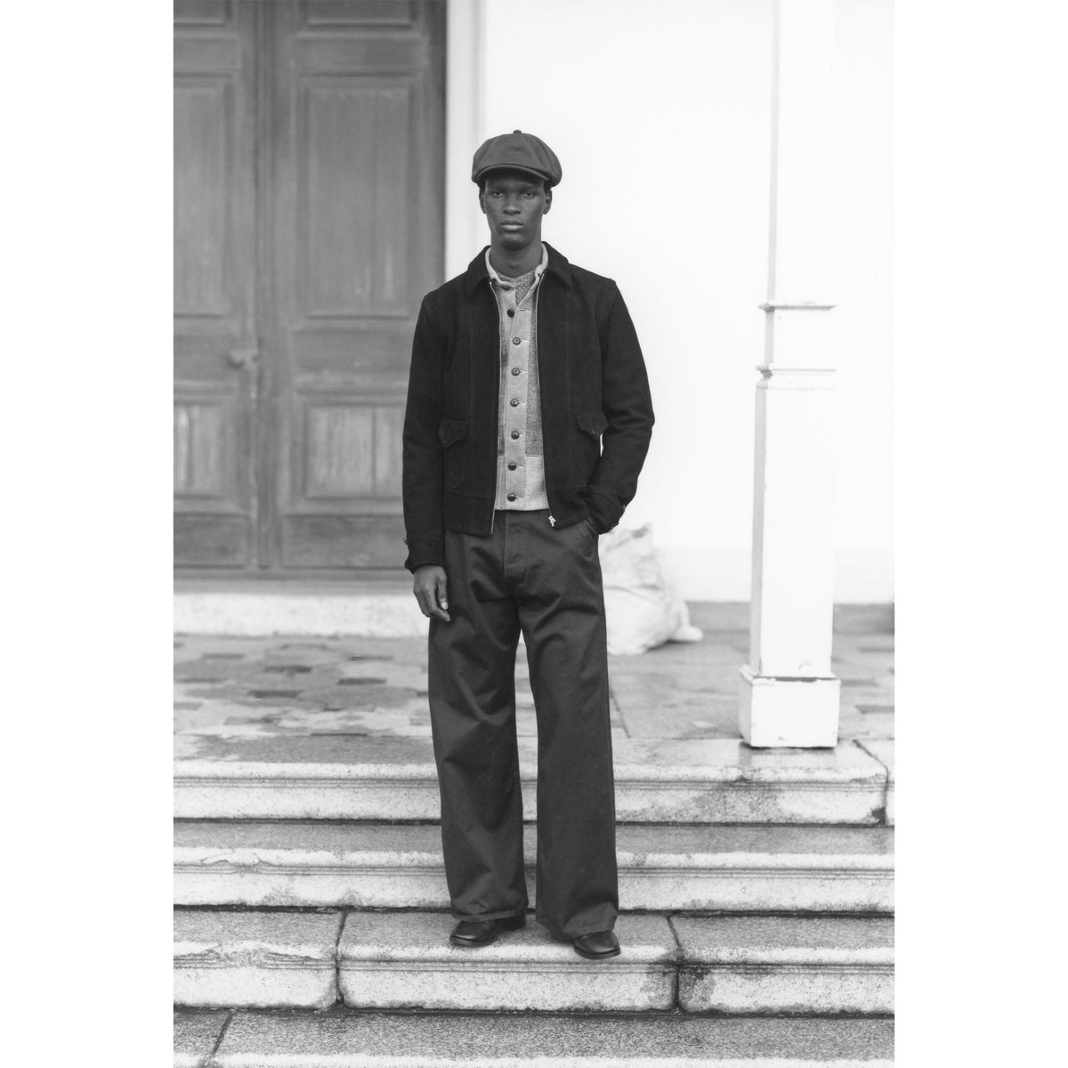 LOT.204 ENGINEER TROUSERS CHARCOAL