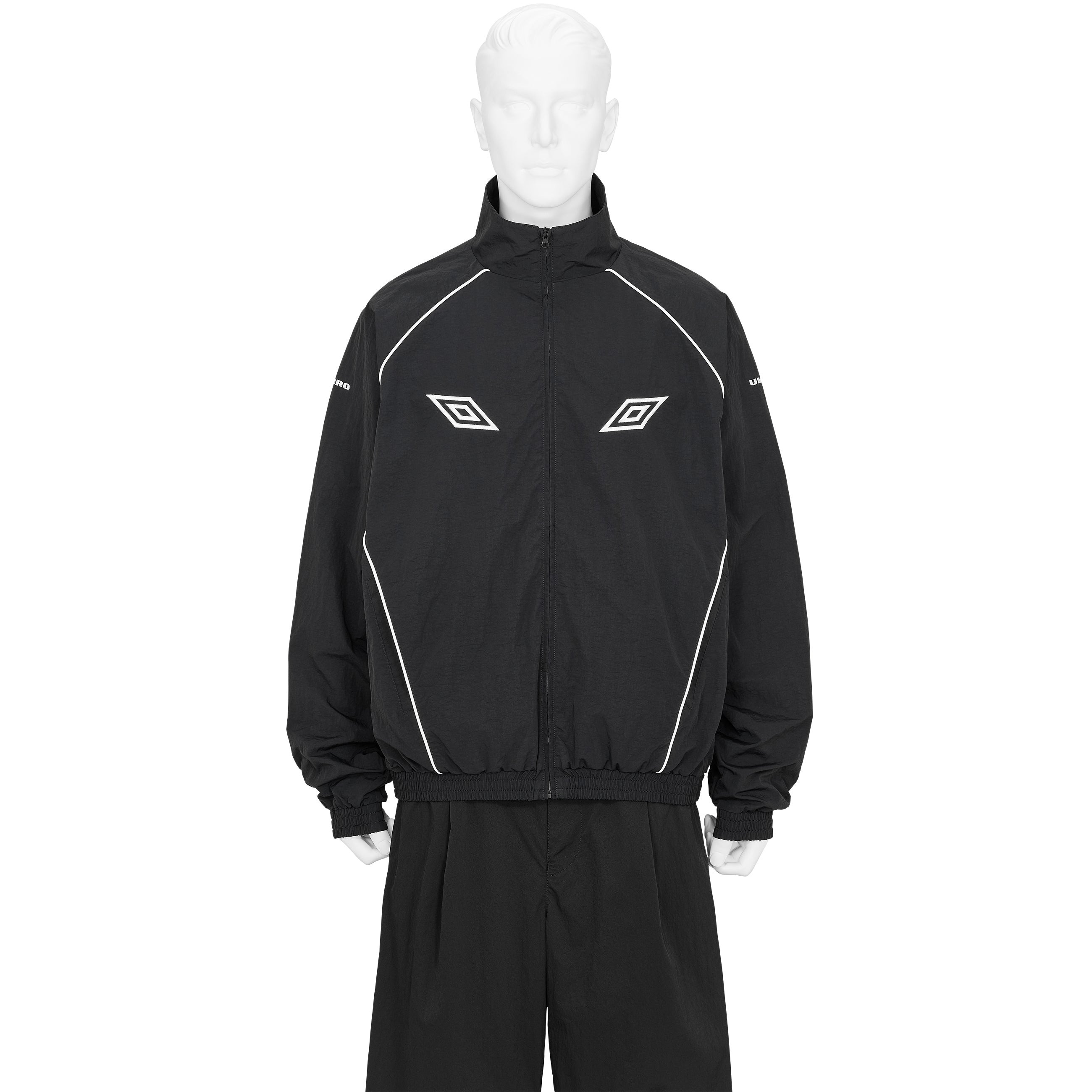 EYES TRACK JACKET CARBON BLACK - SLAM JAM and UMBRO(スラムジャム