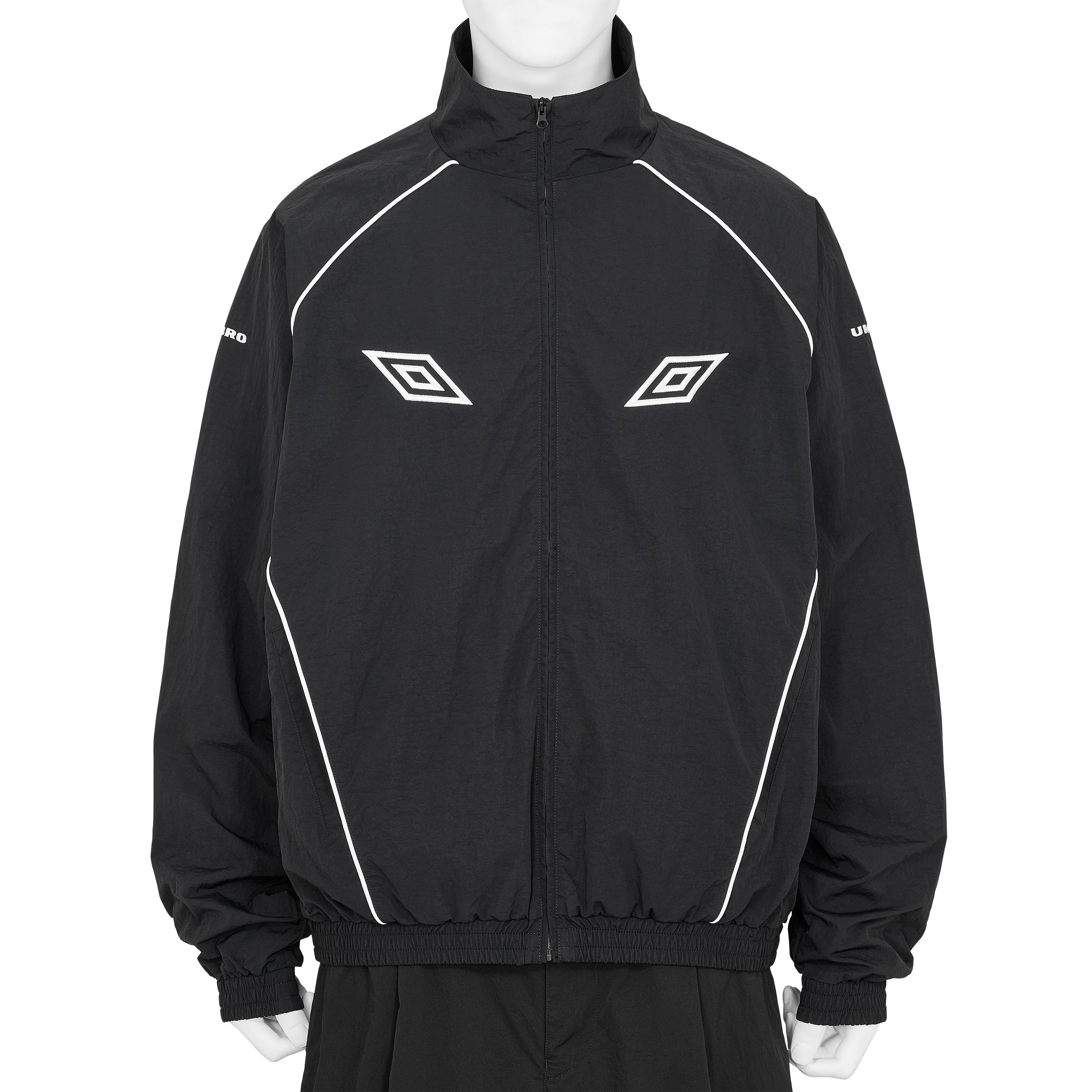 EYES TRACK JACKET CARBON BLACK - SLAM JAM and UMBRO(スラムジャム