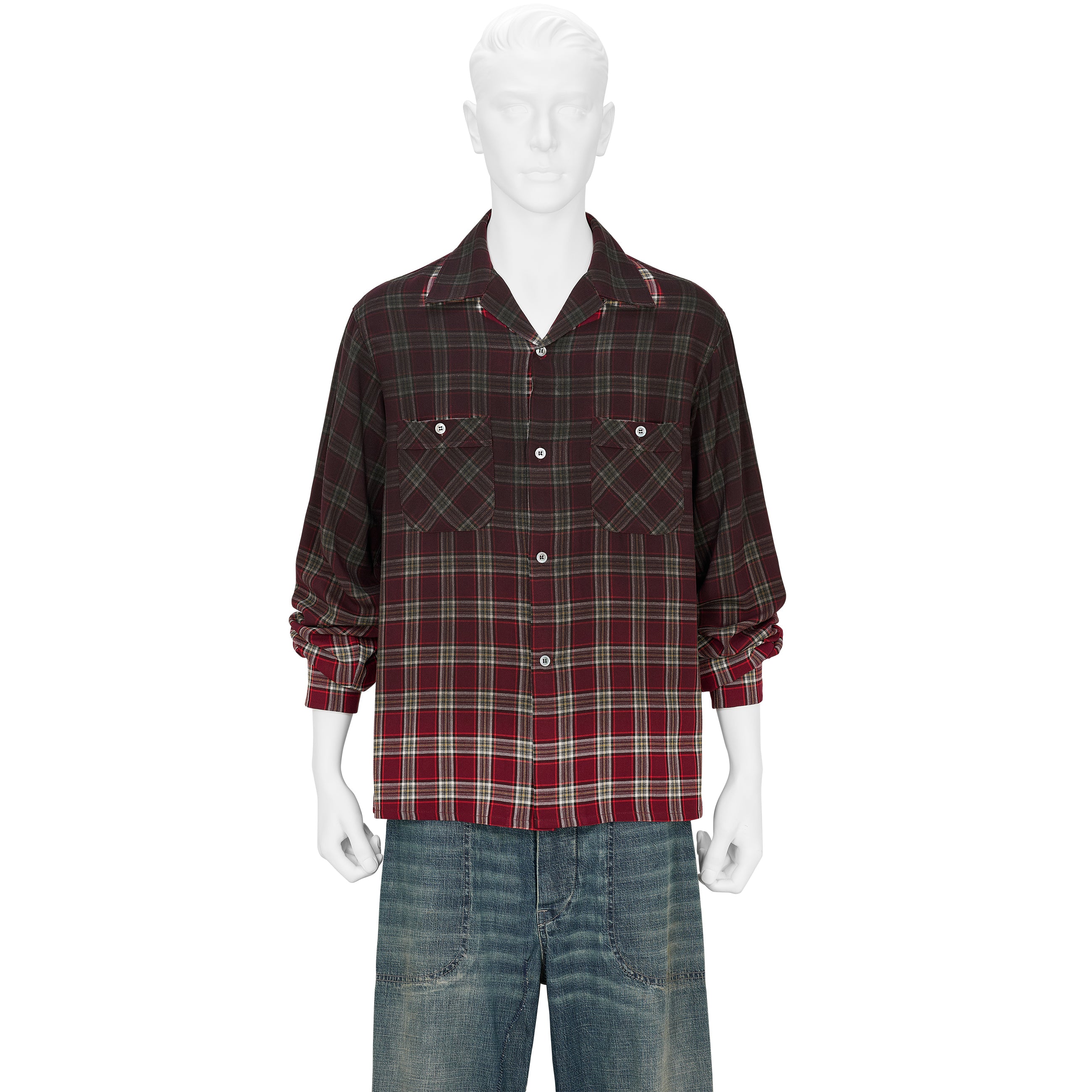 FADED CHECK SHIRT RED - Maison Margiela(メゾン マルジェラ) - TOPS
