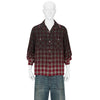 FADED CHECK SHIRT RED