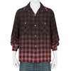 FADED CHECK SHIRT RED