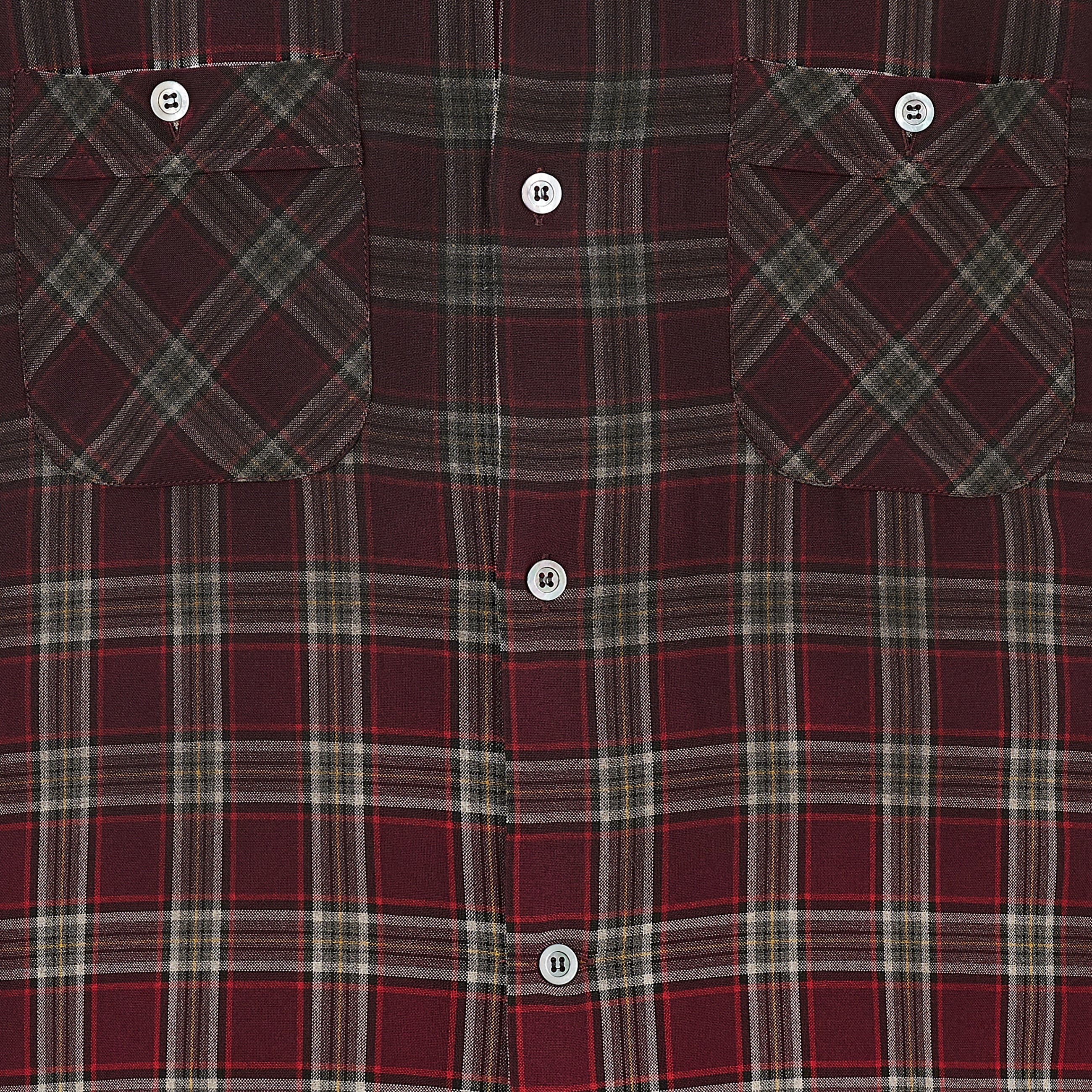 FADED CHECK SHIRT RED