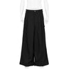 RED LABEL REVERSE BAGGY WORK PANTS BLACK