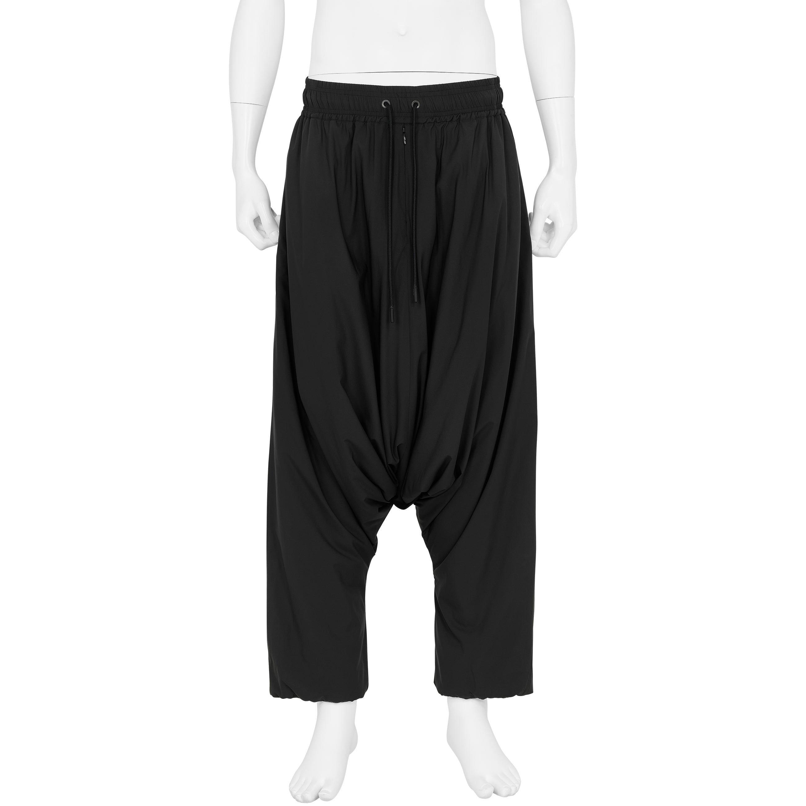 PADDED SARROUEL PANTS BLACK