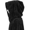 KIMONO BOA FLEECE HOODIE BLACK