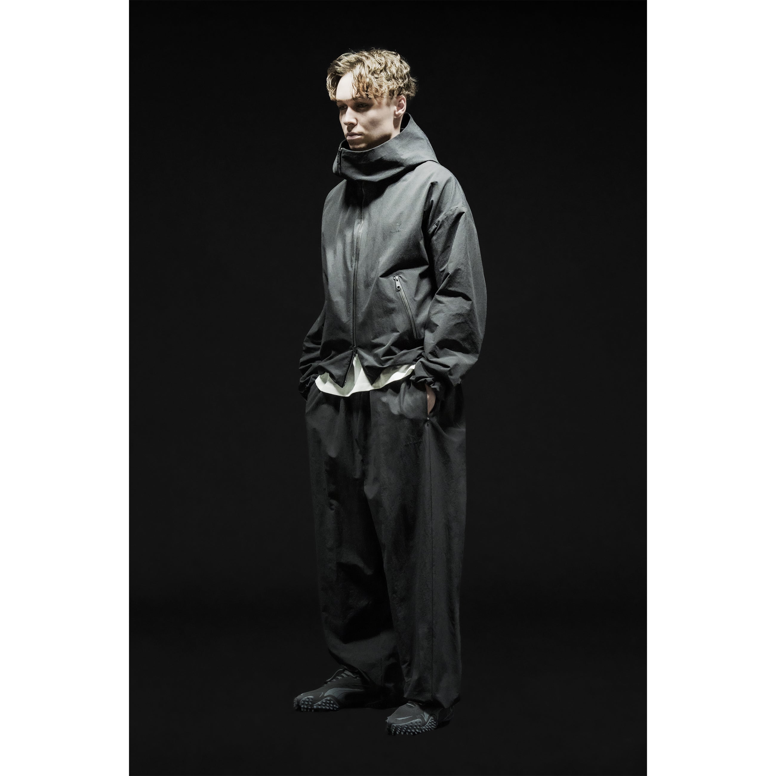 PUMA COLLABORATION BAGGY SLACKS BLACK - FUMITO GANRYU(フミト
