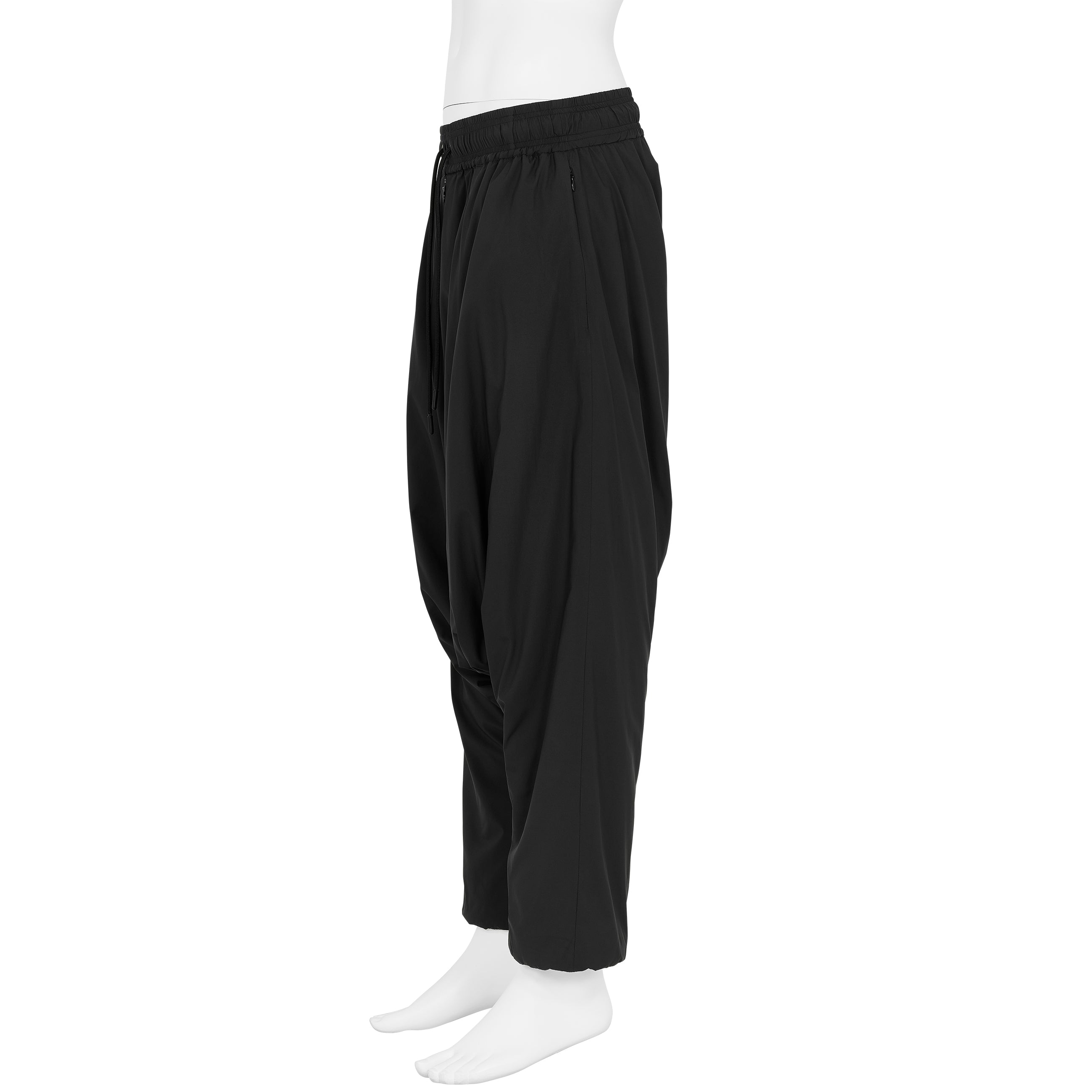PADDED SARROUEL PANTS BLACK