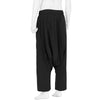 PADDED SARROUEL PANTS BLACK