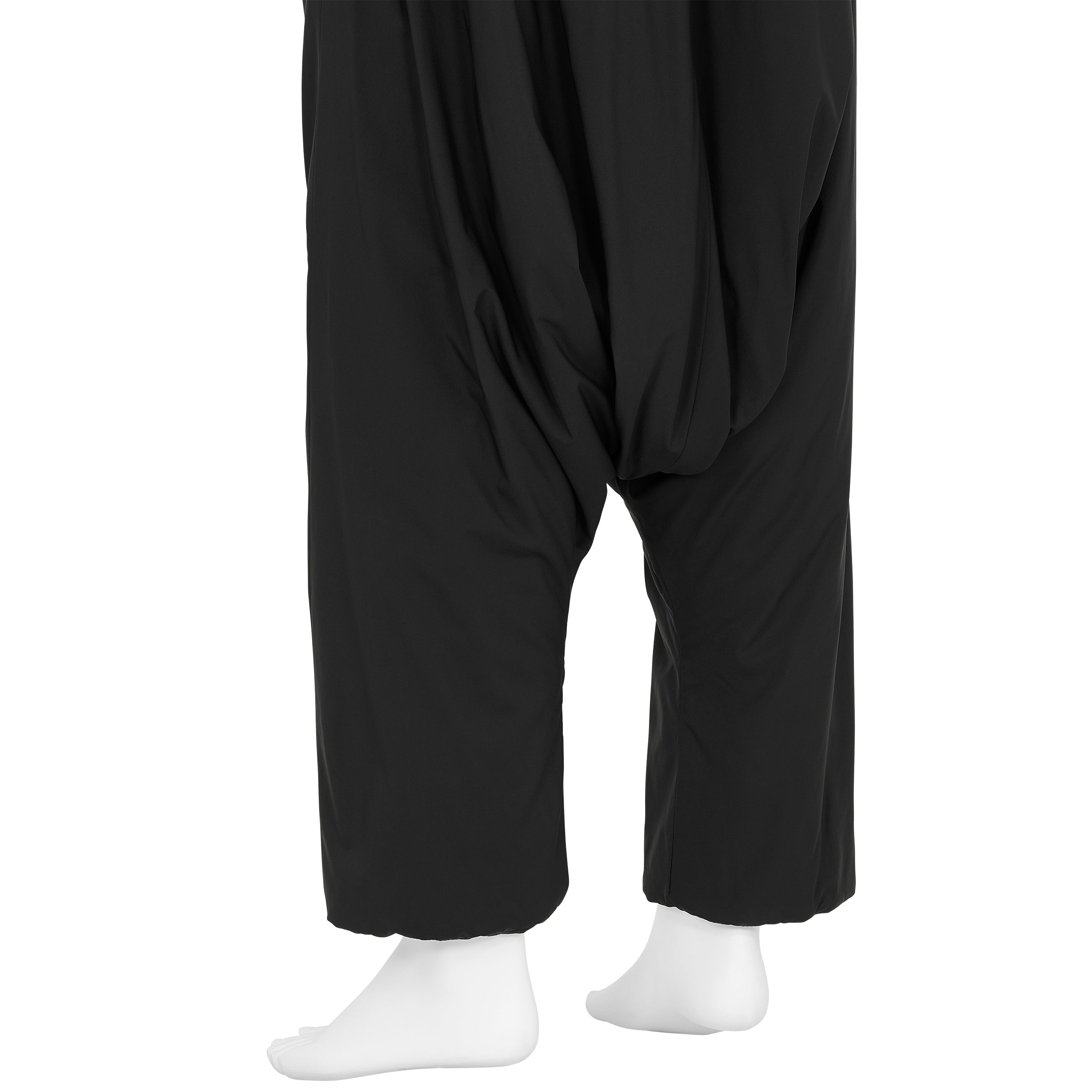 PADDED SARROUEL PANTS BLACK