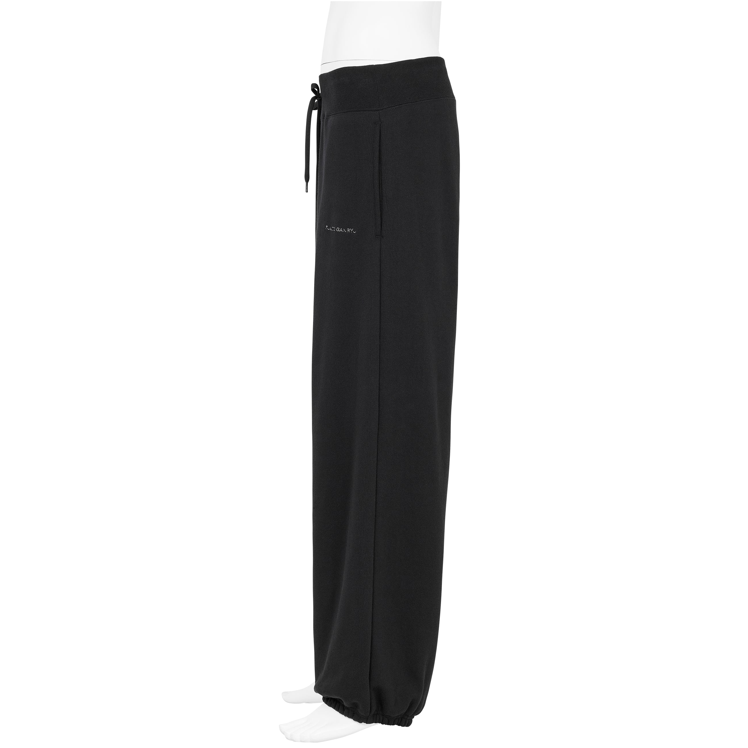 FUMITO GANRYU / スウェット/3/コットン/BLK/無地 BAGGY SWEAT PANTS BLACK - FUMITO GANRYU(フミト ガンリュウ