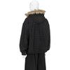 FLANNEL FUR ANORAK DARK BROWN