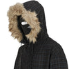 FLANNEL FUR ANORAK DARK BROWN