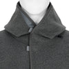WOOL FLEECE HOODIE DARK LAVA