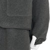 WOOL FLEECE HOODIE DARK LAVA