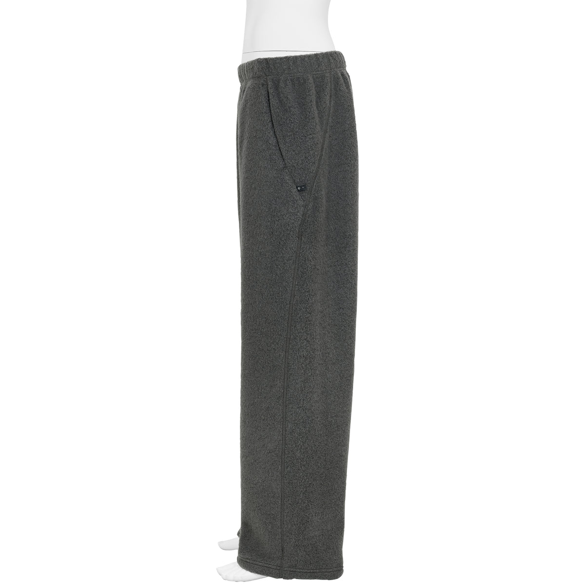 WOOL FLEECE JOGGER PANTS DARK LAVA