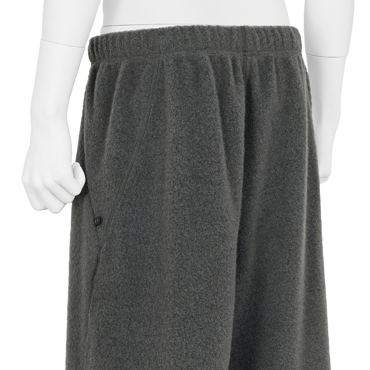 WOOL FLEECE JOGGER PANTS DARK LAVA