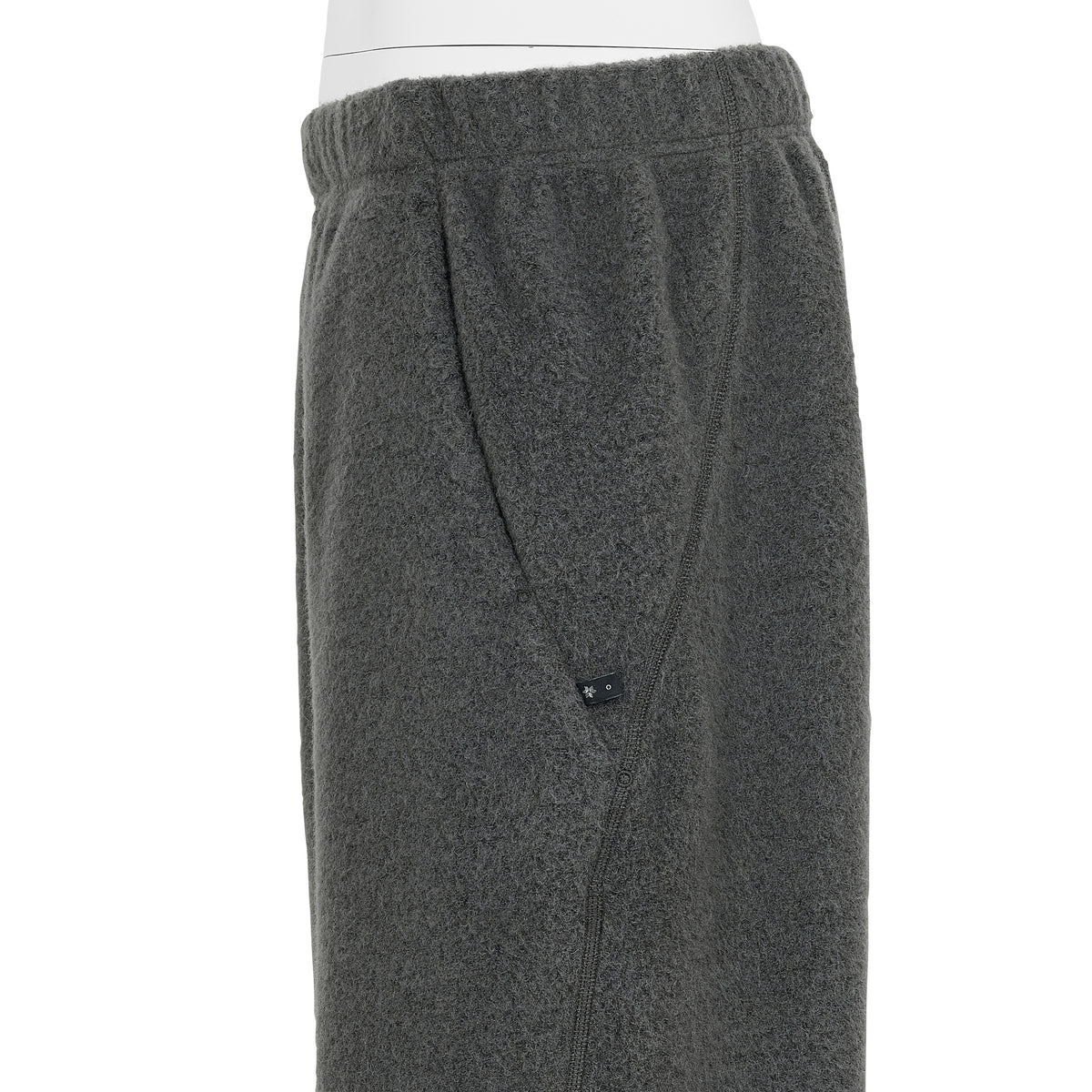 WOOL FLEECE JOGGER PANTS DARK LAVA