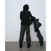 WOOL FLEECE JOGGER PANTS DARK LAVA