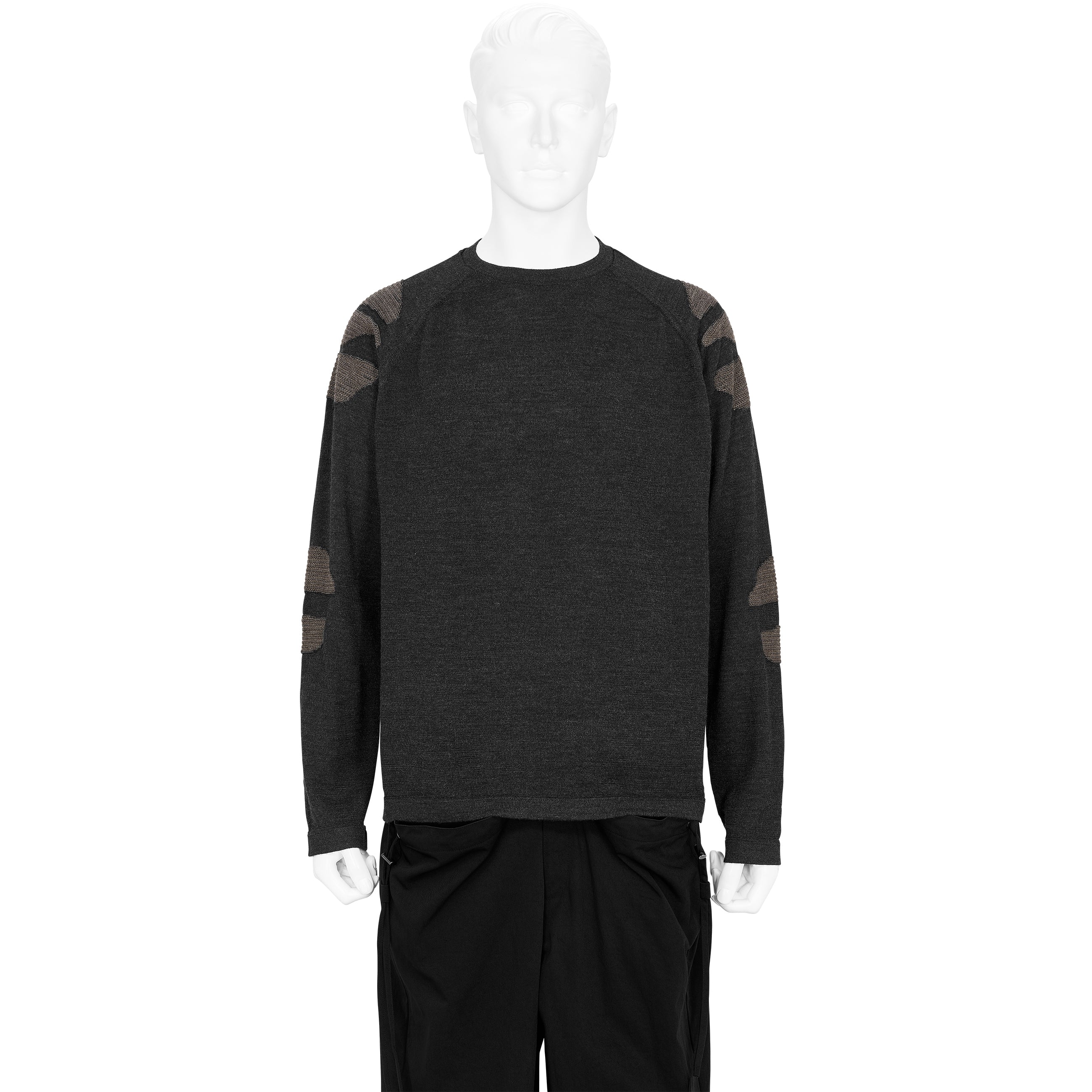 MEDITER KNITTED LONGSLEEVE SHUNGITE BLACK