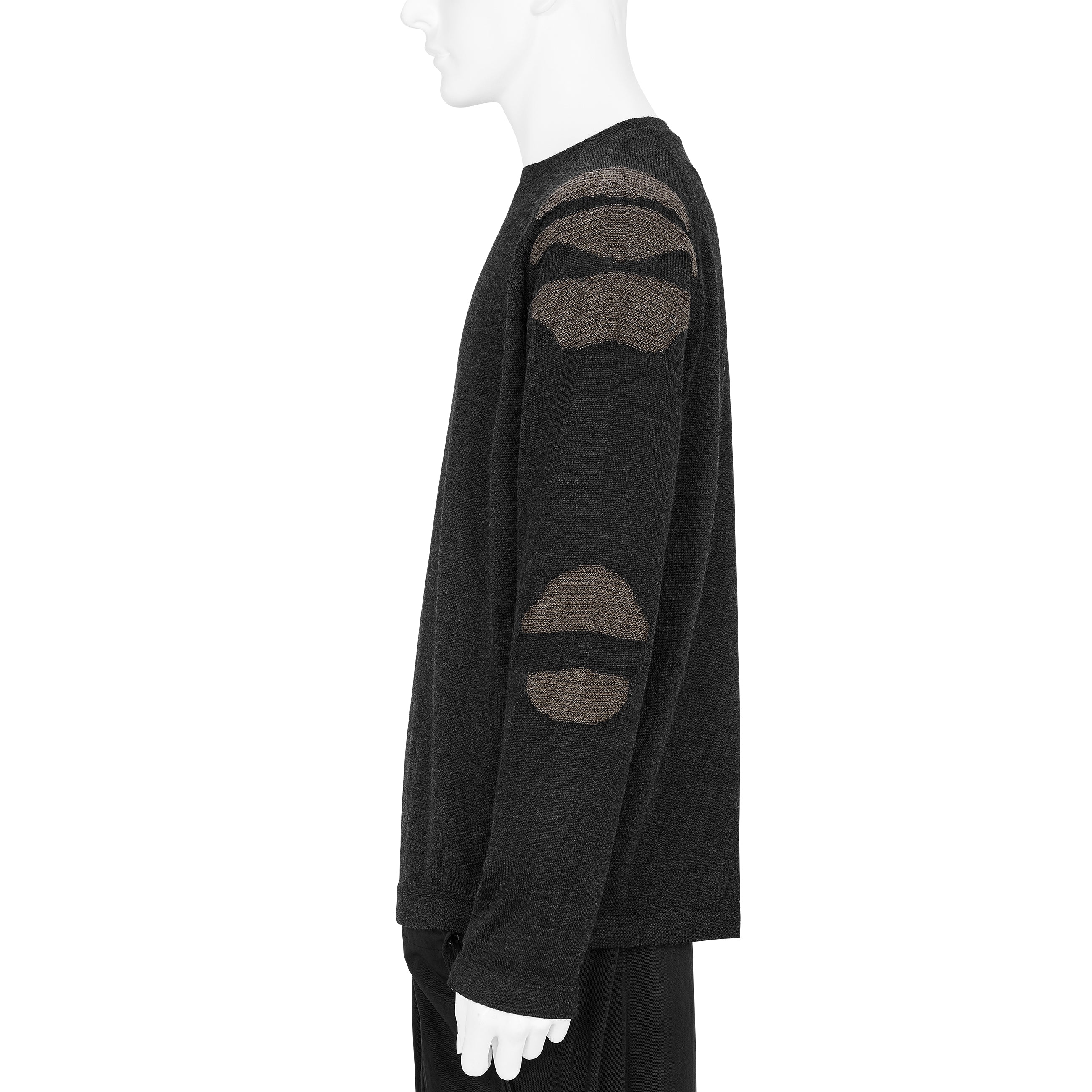 MEDITER KNITTED LONGSLEEVE SHUNGITE BLACK